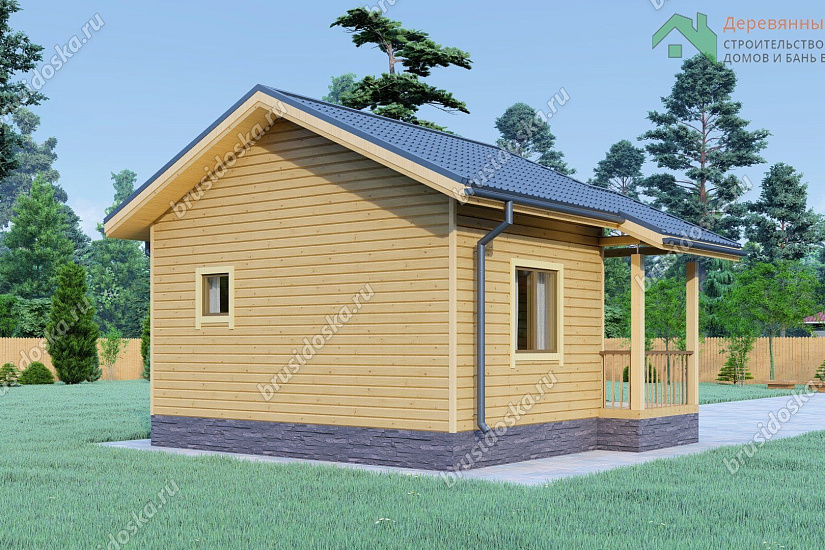 Баня 5х6 из бруса Баня 5х6 из бруса