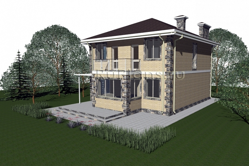 Проект дома 128м²