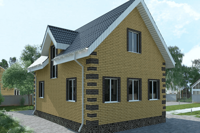 Каркасный дом 9х7