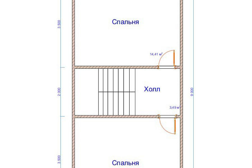Дом из бруса №27