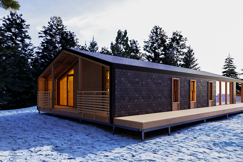 Дом-каркас200мм-10785х16500мм-1эт-АР