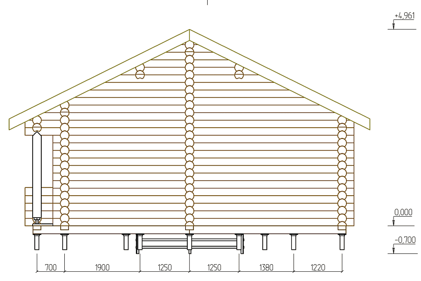 Баня-бревно220мм-1эт-7700х6400мм-КР Баня-бревно220мм-1эт-7700х6400мм-КР