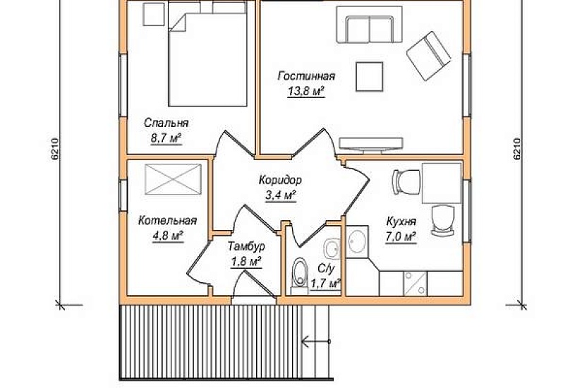 Жилой дом 2104