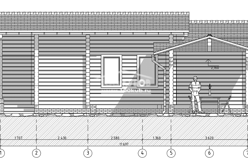 Дом - баня 2392