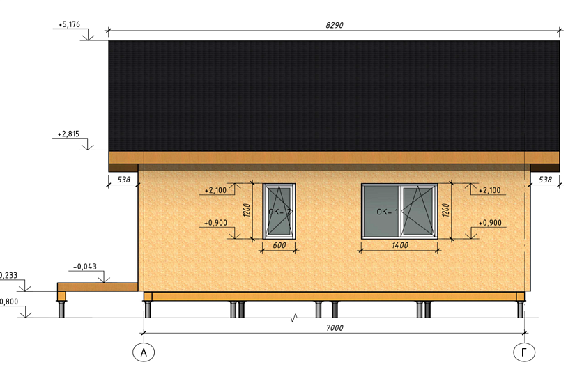Дом-каркасный-1этаж-7000х10000-АР