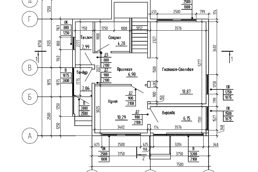 Проект дома Знаменка