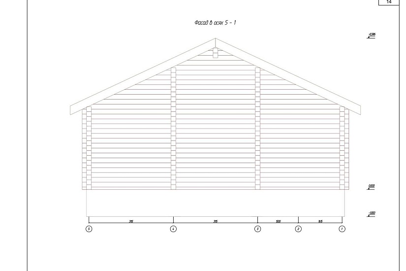 Дом из бруса180 мм-1эт