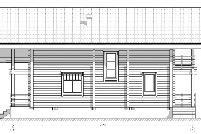 Дом-брус230х188мм-13300х11600мм-1,5эт-АР-КР Дом-брус230х188мм-13300х11600мм-1,5эт-АР-КР