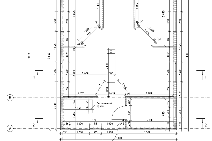 Дом-каркас150мм-с-мансардой-8800х6800-ЭП