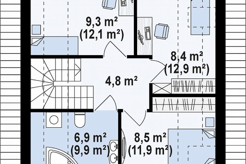 ДОМ ИЗ ГАЗОБЕТОНА ГД-95б
