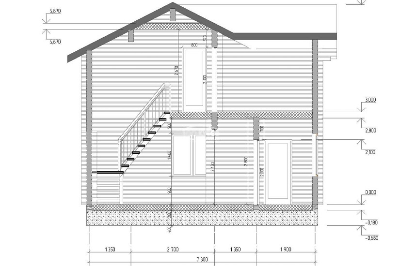 Дачный дом 2237