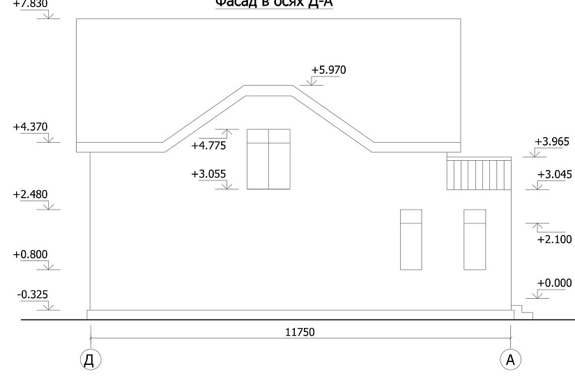 Дом 11,75х7,75-1,5эт-каркасник-КД