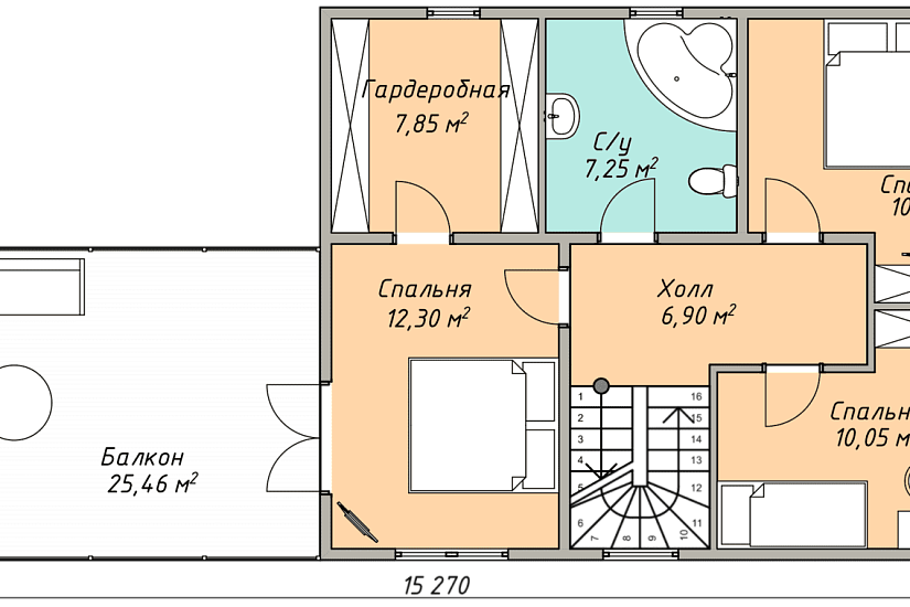 Каркасный дом КД-178
