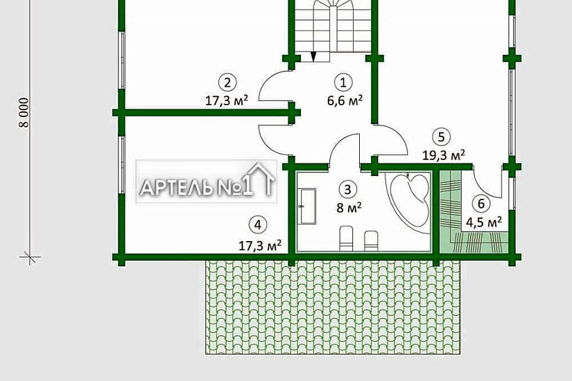 ПРОЕКТ: ДОМ СКАЗКА 60