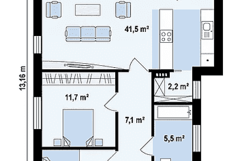 Проект дома «ГК-186» Проект дома «ГК-186»