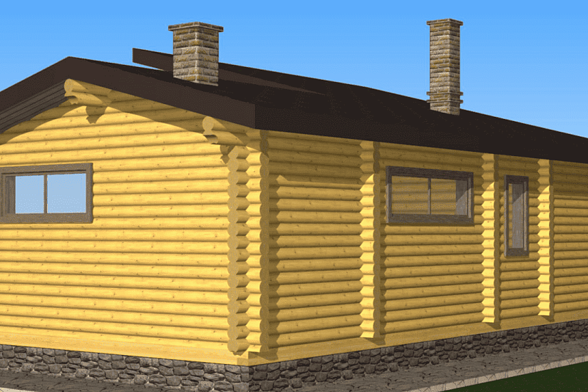 Баня-бревно200мм-13700х7200мм-1эт-АР