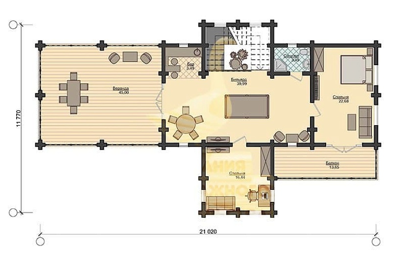 Проект дома Д-53 Проект дома Д-53
