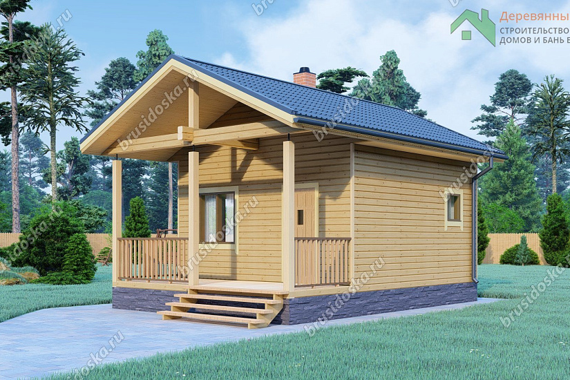 Баня 5х5 из бруса Баня 5х5 из бруса