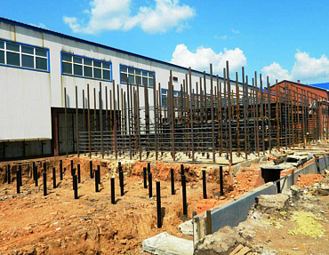 Компания «ГлавФундамент» возвела фундамент на территории кирпичного завода