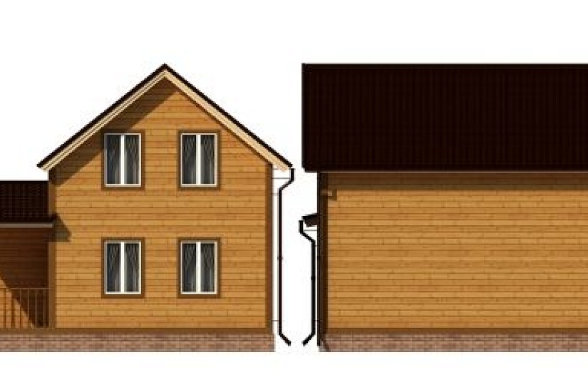 ДОМ ИЗ БРУСА ДБр-106а