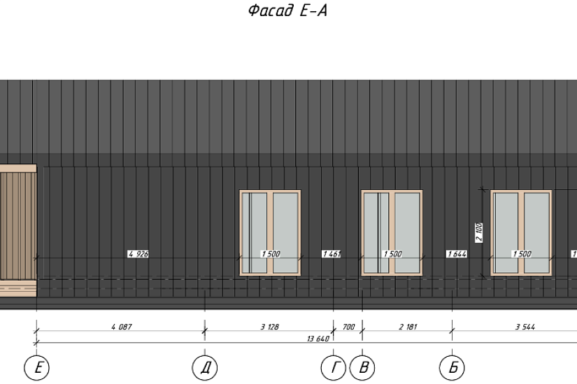 Дом-панельно-каркасный-1этаж-9850х16140-АР