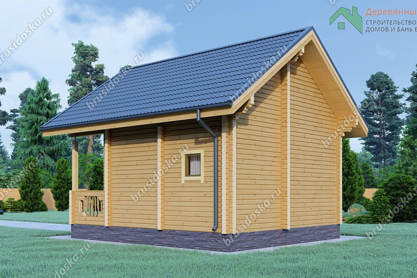 Баня 6х7 из бруса Баня 6х7 из бруса