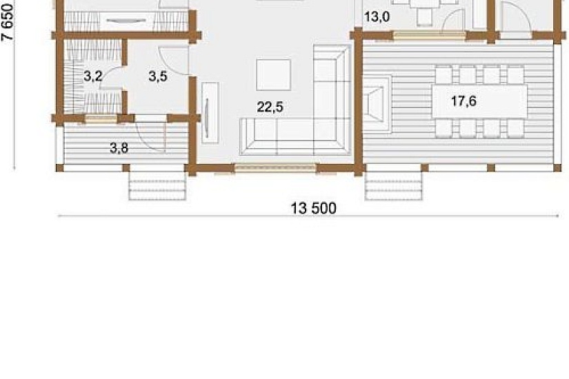 Дом ПБ 134,7 кв.м.