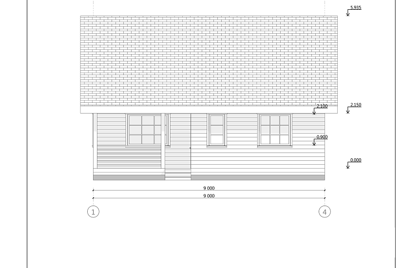 Дом-каркасный-150мм-9000х6000-ЭП-КР Дом-каркасный-150мм-9000х6000-ЭП-КР