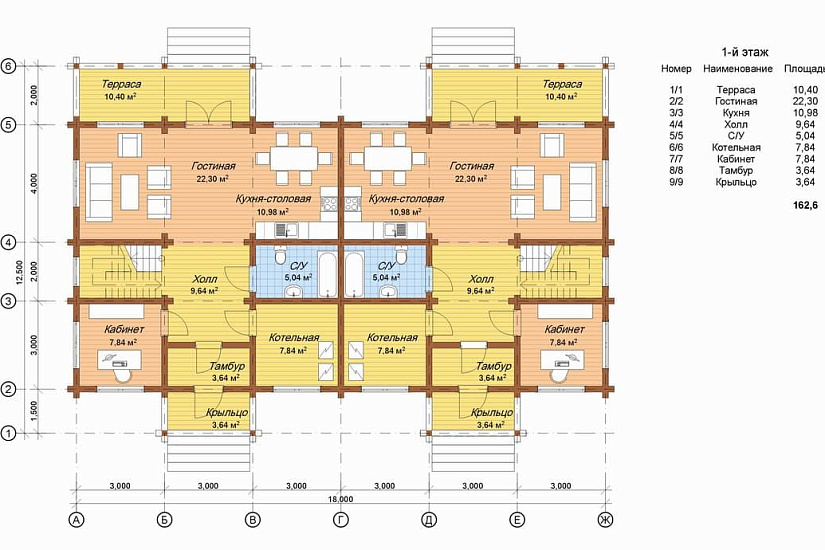 Проект дома из бруса Енисейск