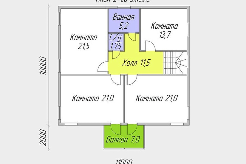 Граф 4К 10.0х11.0 м