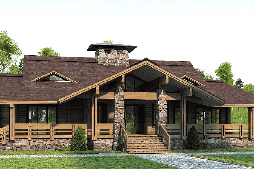 Проект дома "Зеленый шум"