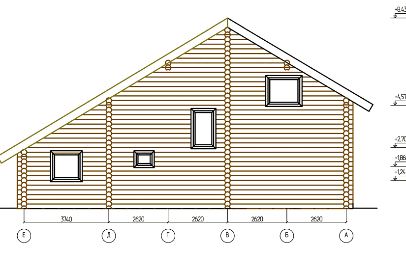 Дом-бревно200мм-14220х10220мм-1,5эт-АР-КР