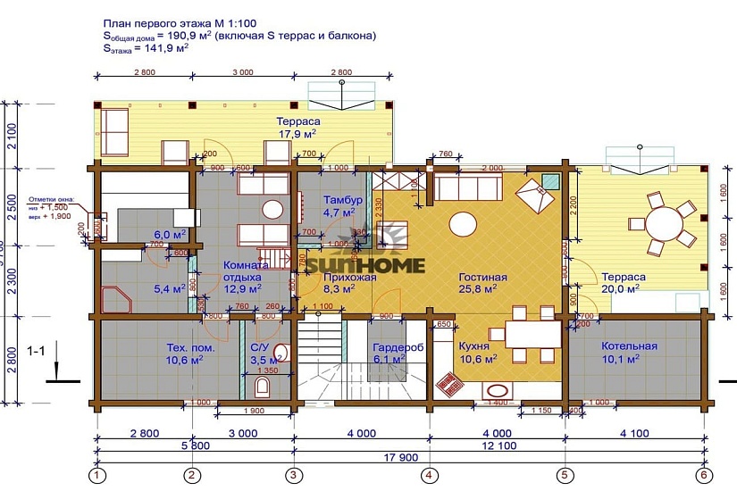 Дом в Метлино