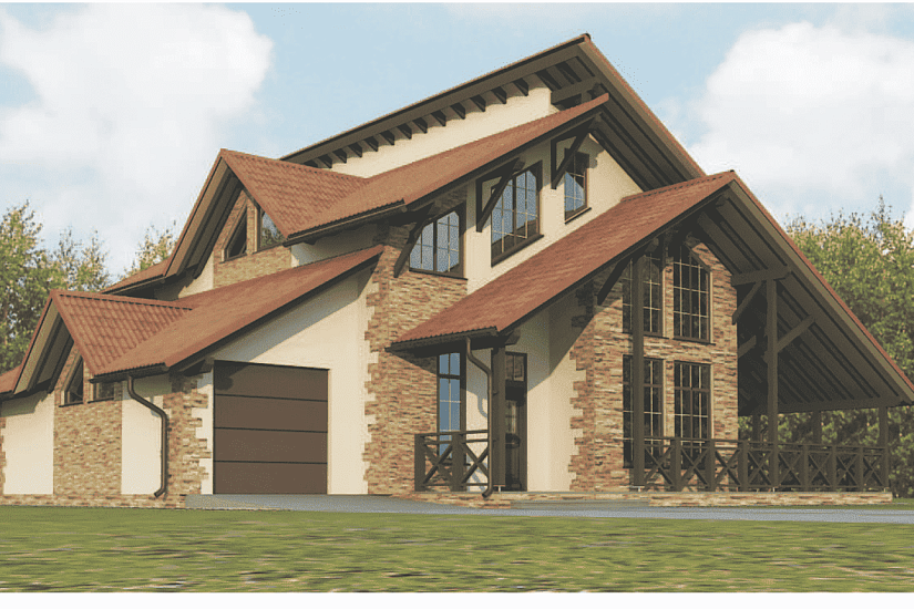 Дом с террассой 17х13-1,5эт-ка Дом с террассой 17х13-1,5эт-ка