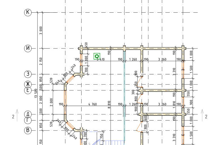 Дом-брус190мм-9850х13500мм-АР