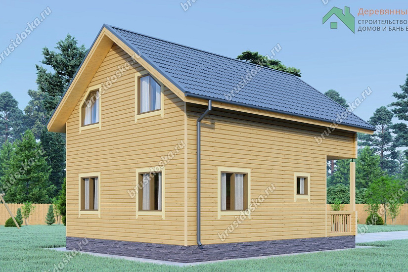Дом из профилированного бруса 7х9
