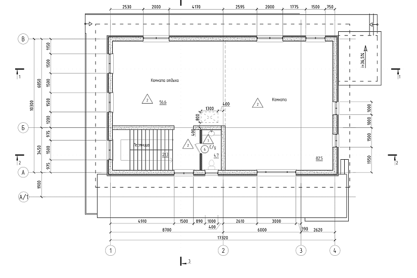 Баня-лстк-2этажа-5500х16350-АР-РП