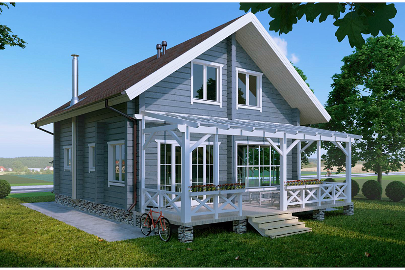 Дом-1,5эт-профбрус-8400х11700мм-ЭП