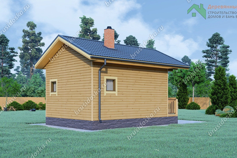 Баня 6х5 из бруса Баня 6х5 из бруса