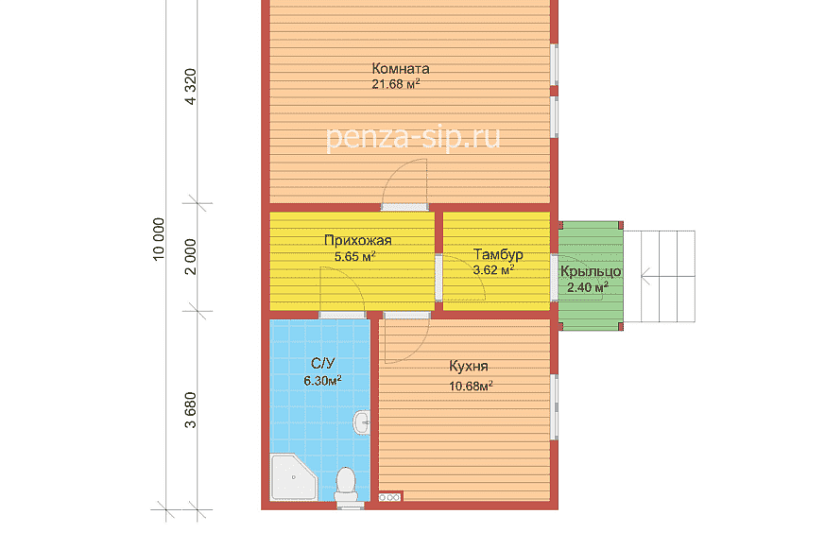 Дачный дом 958