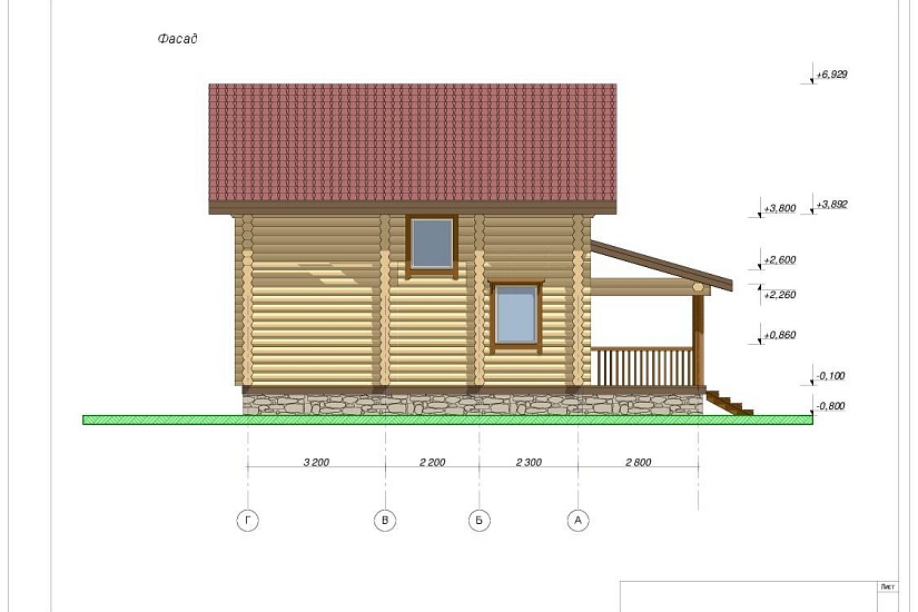 Дом из бревна Дом из бревна