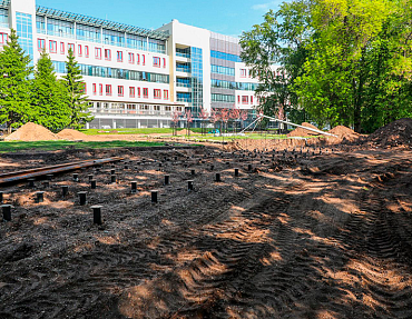 Амфитеатр на винтовых сваях