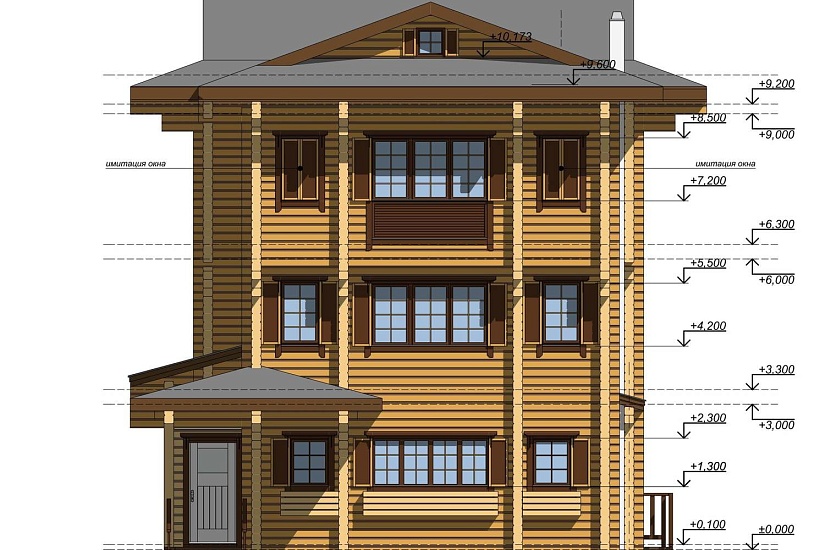 Дом-брус200х180-9000х16200-3эт-АР