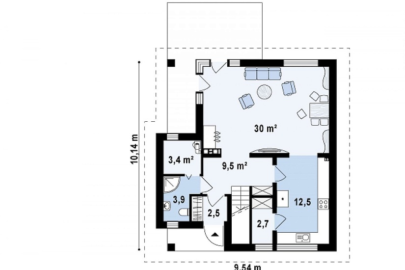Проект дома Винтаж