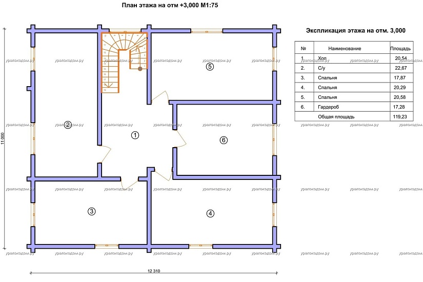 Дом из бруса Алаторка 11+4 на 14+3 314(240 м2) Дом из бруса Алаторка 11+4 на 14+3 314(240 м2)