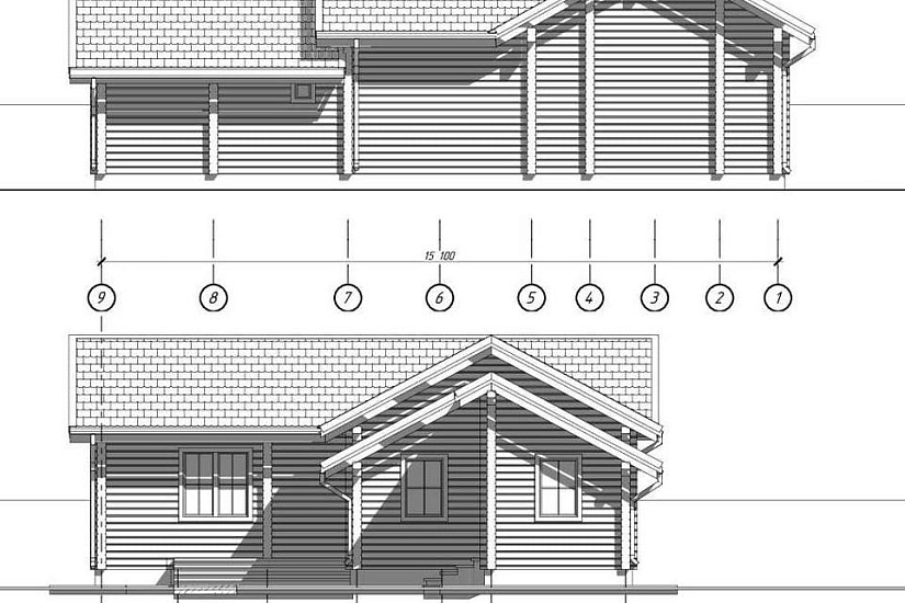 Баня из профилированного бруса