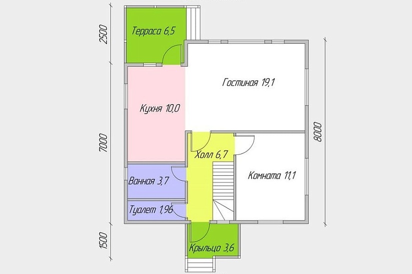 Лорд 1БК-204 8.0х8.0 м