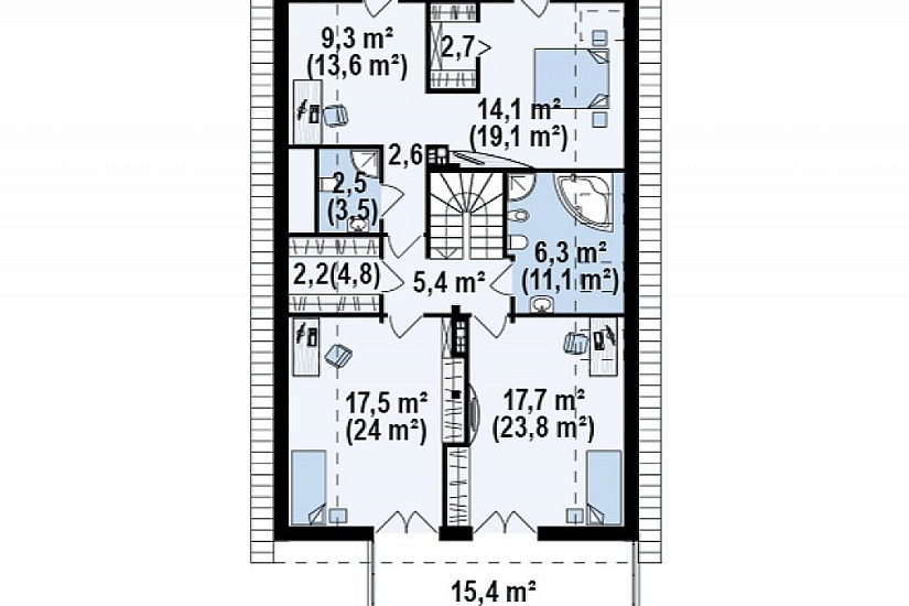 ДОМ ИЗ ГАЗОБЕТОНА ГД-213
