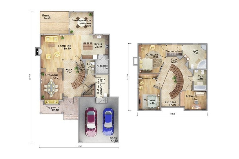Каркасный дом КД-255 Каркасный дом КД-255