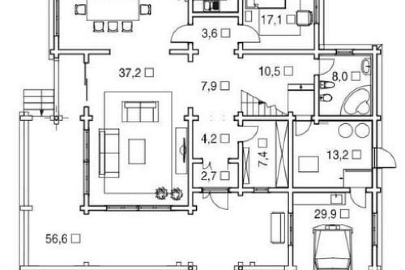 Дом ОЦ - 328,7 кв.м.
